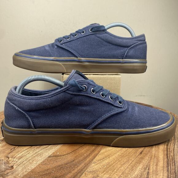 Vans Off The Wall Old Skool Mens Navy Blue Gum Size 10 Low Top Shoes main image 5